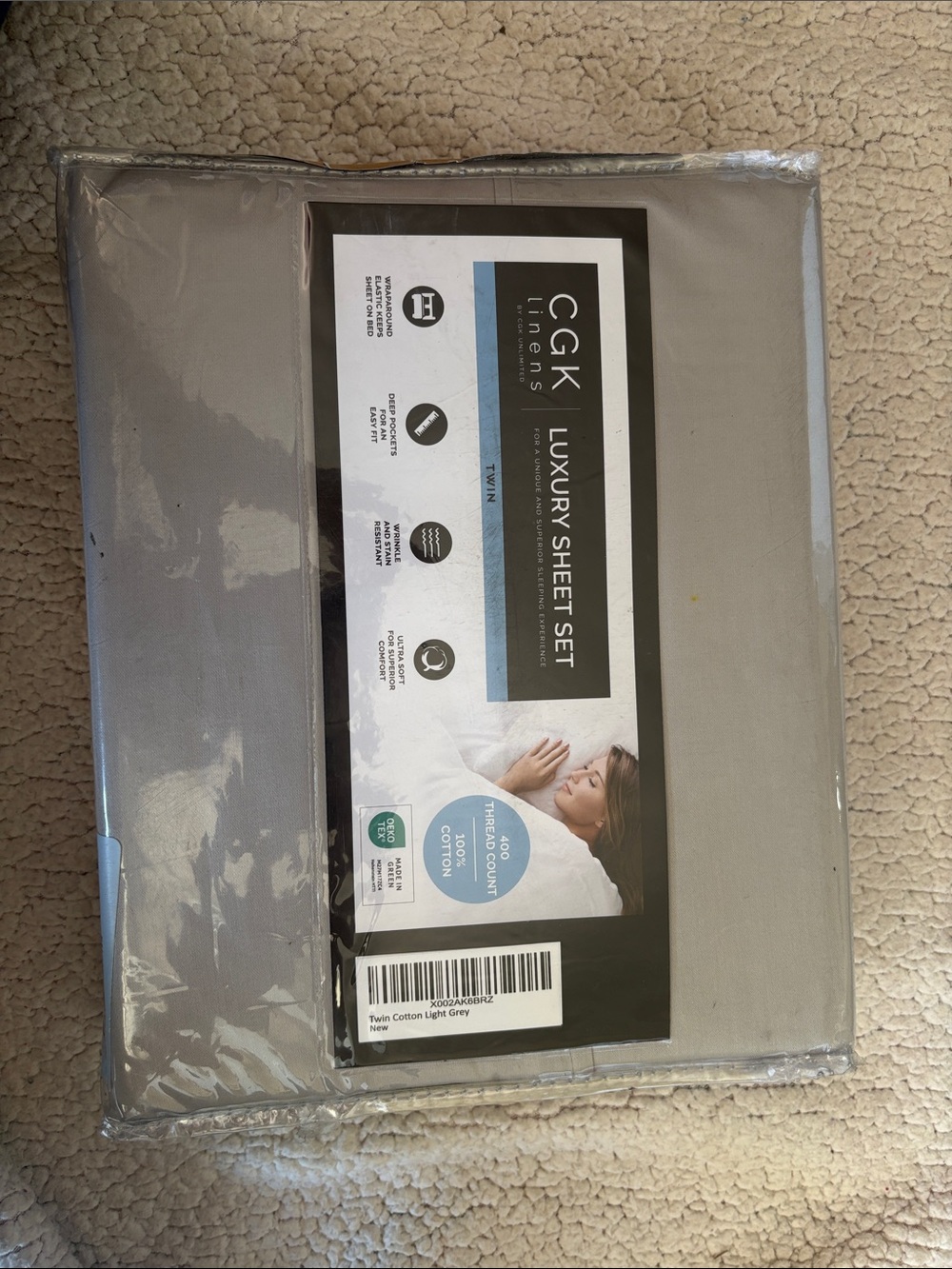 Light Gray Luxury Sheet Set